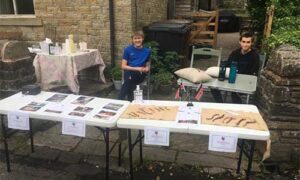 Family charity sale