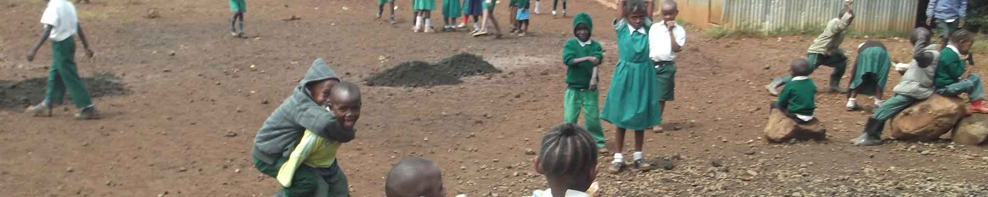 Children playing in Nairobi school